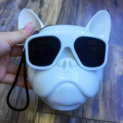 fashion Aerobull Dog Head Bluetooth 4.1 Lanyard Bulldog Bluetooth wireless speaker HIFI subwoofer support U disk TF card