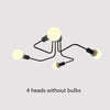 Industrial Ceiling Light Modern Iron Spider Plafondlamp Led Vintage  Living Room Bedroom Ceiling Lamp Flush Mount Lampara Techo