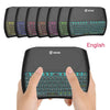 Backlight 2.4Ghz Wireless Air Mouse D8 Pro English Russian Version D8 Plus Mini Keyboard I8 Touchpad Controller For Android Box