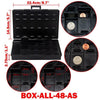 Aidetek Smd Storage Box Plastic Case Surface Mount Resistors Capacitors Well Small Compartment Tiny Organizer Toolbox Box Storag
