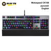 Original Motospeed Ck108 Rgb Blue Switch Mechanical Russian Keyboard Gaming Wired Led Backlit Backlight For Gamer Pc Desktop