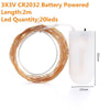 2M5M10M Strip Light Led String Lights Cooper Wire 3Aa Battery Christmas Light For Garland Holiday Fairy Wedding Party Decoration