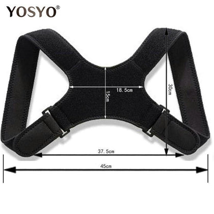 YOSYO Spine Posture Corrector Protection Back Shoulder Posture Correction Band Humpback Back Pain Relief Corrector Brace