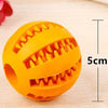 Onnpnnq Rubber Pet Dog Cat Toy Ball Chew Treat Holder Tooth Cleaning Ball Food Dog Puppy Ball Training Interactive Pet Supplies