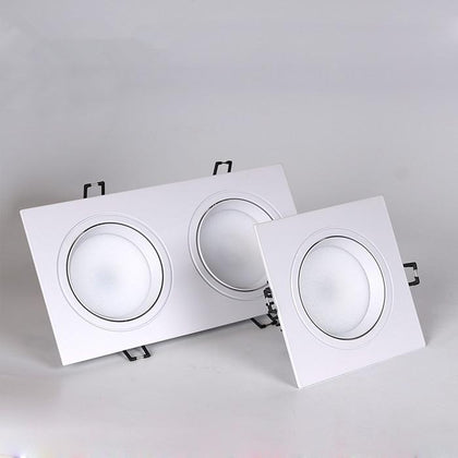 1pcs square Dimmable Led downlight light cob Ceiling Spot Light 5w 7w 10w 20w ac85-265V ceiling recessed Lights Indoor Lighting