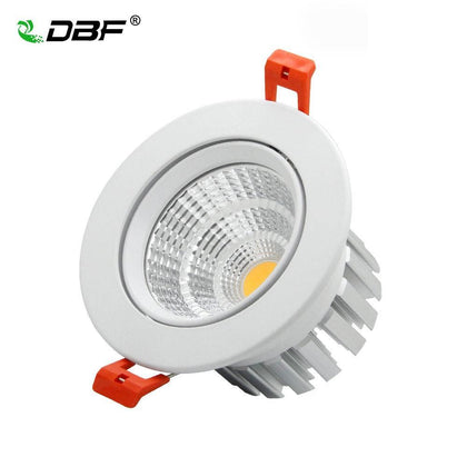 [DBF]High Quality Epistar LED COB Recessed Downlight Dimmable 6W 9W 12W 20W LED Spot Lamp Dimming Ceiling Lamp Light 110V 220V