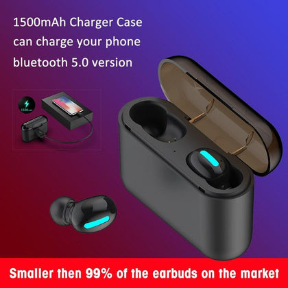 Q32 Wireless Earbuds 5.0 Bluetooth Earphone Headphone Mini TWS Earphones for iPhone/Samsung/HUAWEI Hearing-aid Stereo Bass Cheap