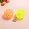 Light-Up Spikey Led Ball Dog Cat Flashing Sensory Fun Blinking Spiky Balls For All Pets Toys (Radom Color M)