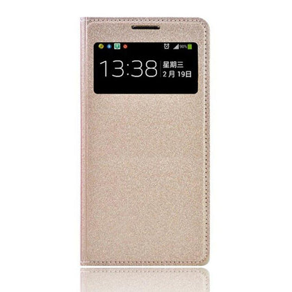 Smart View Flip Cover Leather Phone Case For Samsung Galaxy S4 Mini S4 S 4 S4mini GT I9190 I9192 I9195 I9500 GT-I9190 GT-I9192