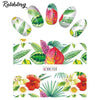 Water Transfer Summer Flower Series Nail Stickers Wraps Sliders Decoration Nails Accessories Nails Sticker Set Nail Art Wraps