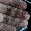 Lace Flower Pattern Nail Foil Decals Black & White Gel Diy 3D Sticker Polish Nail Art Decoration Tool Without Adhesive