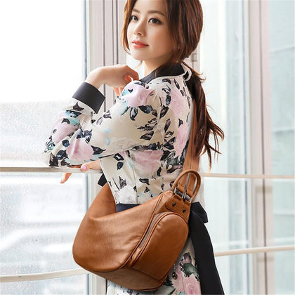 3-in-1 Backpack Multifunction Women Backpack Leather School Bag For Girls Mochila 2019 New Fashion Travel Back Pack Sac A Main