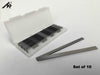 Hz 10Pc Planer Knife Blade 82X5.5X1.2Mm For Interskol, Metabo, Hammer 209-101, Elitech P82 P82K P-82Ts, Skrab 35530, Dwt Hb02-82