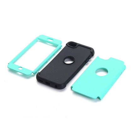 Case For Apple Case iPod Touch 6 Hybrid Hard Impact & Silicone Phone Cases Fundas w/Screen Protector Film+Stylus Pen Gifts