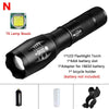 Mtb Led Bike Bicycle Light T6 8000Lm Led Torch Zoomable Flashlight For Camping Lantern 18650 5000Mah Battery