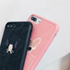 Lovely Pink Cartoon Bulldog Pocket Phone Cases For Iphone X 8 8 Plus 7 6 6S Plus Case Cute 3D Lace Dog Soft Silicon Back Cover