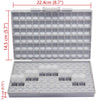 Aidetek Smt Empty Box Storage Toolbox Enclosure Compartments Each W/Lid Smd Boxall144+Boxall48 Box Organizer Craft Beads Storage