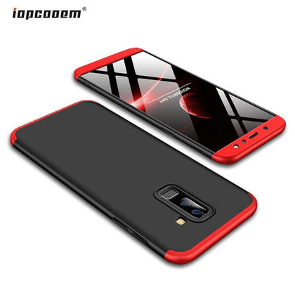 For Samsung Galaxy A6 Plus 2018 Case Galaxy A6 2018 Cover Hard 3 in 1 Protective back cover for samsung a6 plus 2018 shell coque