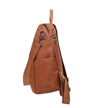 ETONTECK Retro Women Leather Backpack College Preppy School Bag for Student Laptop Girls Ladies Daily Back Pack Shop Trip Travel