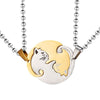 Us Stock Uloveido Fashion Matching Blue Cat Necklace Pendant For Men Women Couple Necklace Pendant Stainless Steel Jewelry Sn156