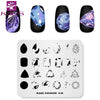 Kads 23 Design Halloween Flower Nail Stamping Plates Nail Printing Stamping Template Nail Art Stencils For Manicure Print Nails