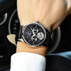 Lige Fashion Business Mens Automatic Watch Leather Waterproof Mechanical  Watch Mens Tourbillon Sport Watches Relogio Masculino