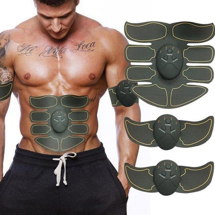 New Smart EMS Muscle Stimulator ABS Abdominal Muscle Toner Body Fitness Shaping Massage Patch Sliming Trainer Exerciser Unisex