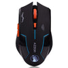 Azzor Rechargeable Wireless Mouse Slient Button Computer Gaming 1600Dpi Built-In Battery With Charging Cable For Pc Laptop