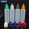 5Pcs/Lot  50Ml Refillable E Liquid Plastic Bottle With Wide Mouth Empty Pen Style Dropper Bottle For E Liquid Juic Droppere