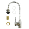 Kitchen Faucet Brass Kitchen Mixer Water Tap Hot And Cold Single Hole Chromed Faucet Robinet Cuisine Kitchen Sink Tap (Kitchen Faucet)