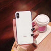 Luxury Eletroplate Tempered Glass Case For Apple Iphone X 8 6S 7 Plus Xs Max Xr Cute Bling Back Cover Fashion Protective Shell