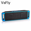 Vefly Wireless 4.2 Bluetooth Speaker, Column Stereo Subwoofer Usb Speakers Computer Tf Built-In Mic Bass Mp3 Player Sound Box