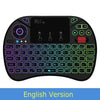 Rii I8X Backlit Rgb 2.4Ghz Wireless Keyboard X8 Air Mouse Russian Spanish English Handheld Touchpad Gaming For Android Tv Box Pc