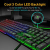 Imice Gaming Keyboard Mechanical Feeling Keyboards Led Backlit Keyboard Wired 104 Keycaps Russian Keyboards For Computer Pc Game