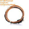 2M5M10M Strip Light Led String Lights Cooper Wire 3Aa Battery Christmas Light For Garland Holiday Fairy Wedding Party Decoration