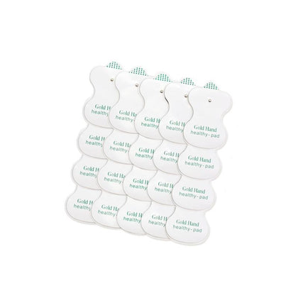 20pcs Extra Snap Tens Electrode Adhesive Gel Pads Body Acupuncture Therapy Massager Therapeutic Pulse Stimulator Electro Sticker