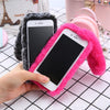 Fashion Fluffy Plush Warm Cell Phone Cases For Iphone Se 5 5S Cases Fur Rabbit Diamond Cover Soft Tpu Fundas Coque For Iphone 5