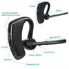 Cooljier Wireless Bluetooth Earphone For Iphone Mobile Xiaomi Stereo Business Headset With Mic Universal Sport Headphones (Black)
