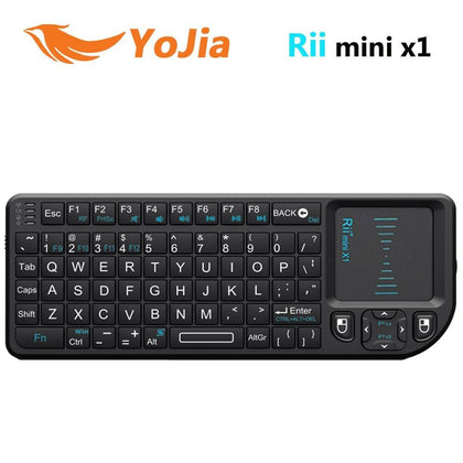 Original Rii X1 Mini Wireless Keyboard 2.4G Air Mouse Handheld Touchpad gaming keyboard Rii X1 for smart android tv box PC