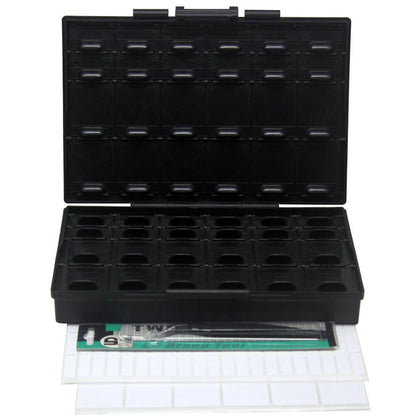 AideTek ESD safe Enclosure for Chips diodes Electronics Storage Cases & Organizers smd storage plastic toolbox label BOXALL48AS