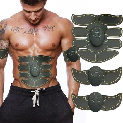 New Smart EMS Electric Pulse Treatment Massager Abdominal Muscle Trainer Wireless Sports Muscle Fitness 8 Packs Body Massager