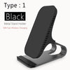Qi Wireless Charger Metal Aluminum Stand Holder Fast Charing For Iphone X Xs Max Samsung S8 S10 9 Adaper Wireless Qucik Chargers