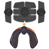 Yosyo 6 Pack Ems Smart Muscle Stimulator Abdominal Trainer Pad + Ems Hip Trainer Buttocks Butt Lifting Slimming Massager Unisex