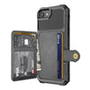Pu Leather Wallet Car Magnetic Case For Iphone X Xs Xr Xs Max 6 6S 7 8 Plus Card Holder Wallet Flip Cover Buckle Fundas
