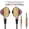Loppo V3 Wired Earphone High Bass Dual Drive Stereo In-Ear Earphones With Microphone Computer Earbuds For Phone Sport