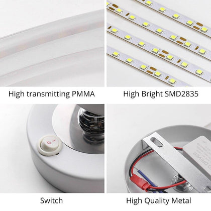 Wall Lamps Sconce With Switch Bedroom Home Modern Bathroom Indoor Lighting Wall Sconces luminaire Deco Stairs LED Wall Lights