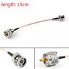 Areyourshop Rg316 Cable Bnc Male Plug To Pl259 Uhf Male Crimp Jumper Pigtail 6Ft Fpv 15Cm 50Cm 100Cm 200Cm 50Ohm Cable