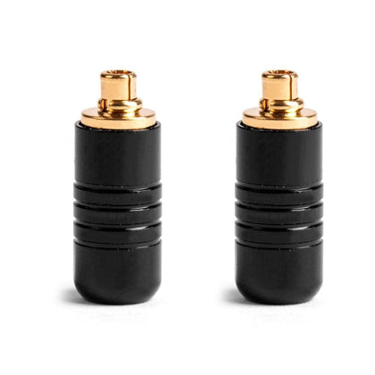 Areyourshop 1Pair Earphone DIY Pin Connector Plug For MMCX UE900 SE535 SE215 Barb 4mm Black Hot Sale Plug Jack