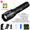 Mtb Led Bike Bicycle Light T6 8000Lm Led Torch Zoomable Flashlight For Camping Lantern 18650 5000Mah Battery