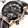 New Lige Fashion Watch Men Top Brand Luxury Automatic Mechanical Watch Casual Sport Waterproof Men Watches Relogio Masculino+Box